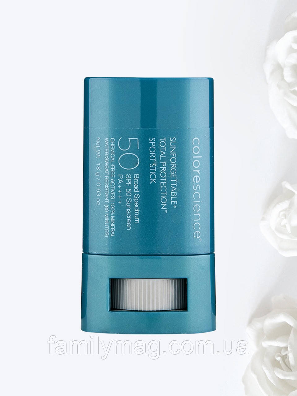 Сонцезахисний стік SPF 50 Sunforgettable Total Protection Sport Stick Colorescience 18 г