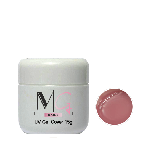 Гель камуфлирующий для наращивания ногтей MG UV Gel Cover 15 мл - фото 1 - id-p1405179171