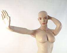 Манекенн жіночий танцюючий тілесний Q-27, фото 2