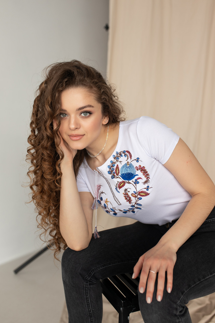 Футболка вишиванка "Петриківський Розпис"