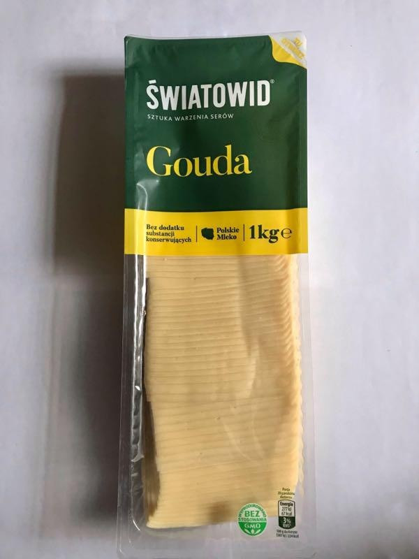 Сыр твердый нарезка Swiatowid Gouda 1000 г Польша - фото 4 - id-p1405162534