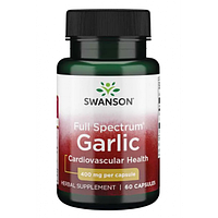 Garlic 400 mg Swanson, 60 капсул