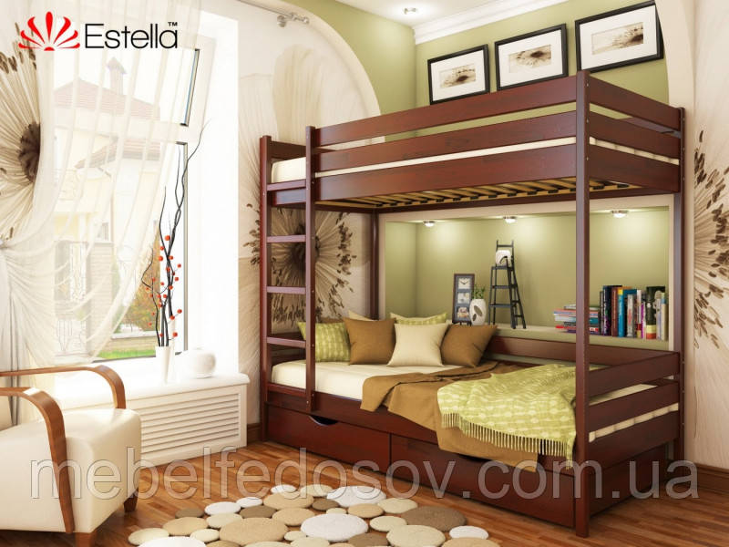 Двухъярусная кровать Дуэт деревянная(Эстелла) - фото 8 - id-p64974110