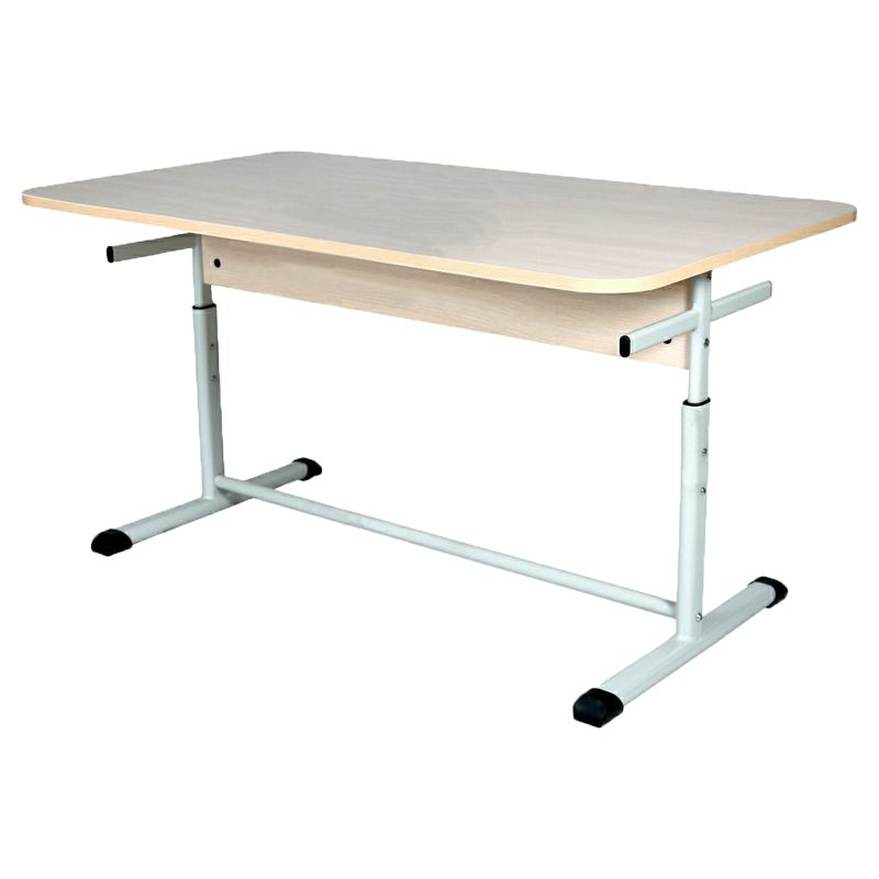 Стіл для їдалень 6 місцевий на плоскоовальній трубі, ростові групи №4-6