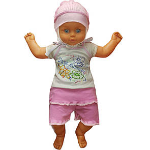 Комплект для дівчаток Summer топ та бриджі інтерлок