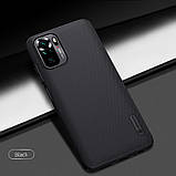 Захисний чохол Nillkin для Xiaomi Redmi Note 10S / 10 4G (Super Frosted Shield) Black Чорний, фото 8