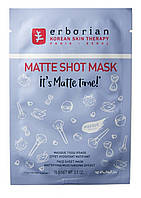 Erborian Matte Shot Mask тканевая маска с матирующим эффектом