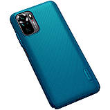 Захисний чохол Nillkin для Xiaomi Redmi Note 10S / 10 4G (Super Frosted Shield) Blue Синій, фото 5