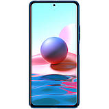 Захисний чохол Nillkin для Xiaomi Redmi Note 10 Pro / 10 Pro Max (Super Frosted Shield) Blue Синій, фото 3