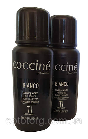 Крем фарба рідка Біла для гладкої шкіри Кочині Bianco Coccine 75мл, фото 2