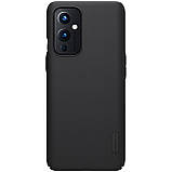 Захисний чохол Nillkin для OnePlus 9 (EU/NA) (Super Frosted Shield) Black Чорний, фото 2