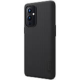 Захисний чохол Nillkin для OnePlus 9 (EU/NA) (Super Frosted Shield) Black Чорний, фото 4