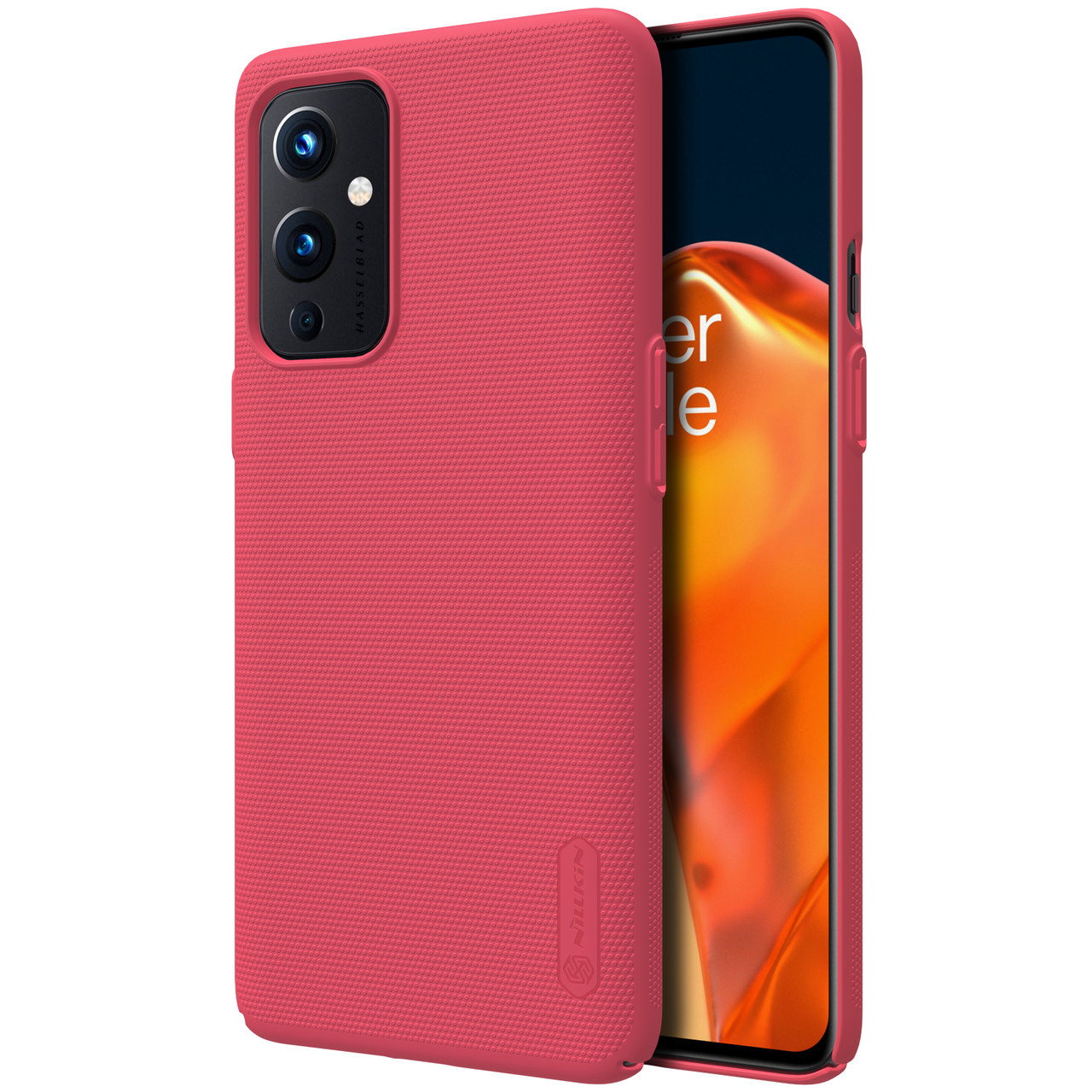 Захисний чохол Nillkin для OnePlus 9 (EU/NA) (Super Frosted Shield) Red Червоний, фото 1