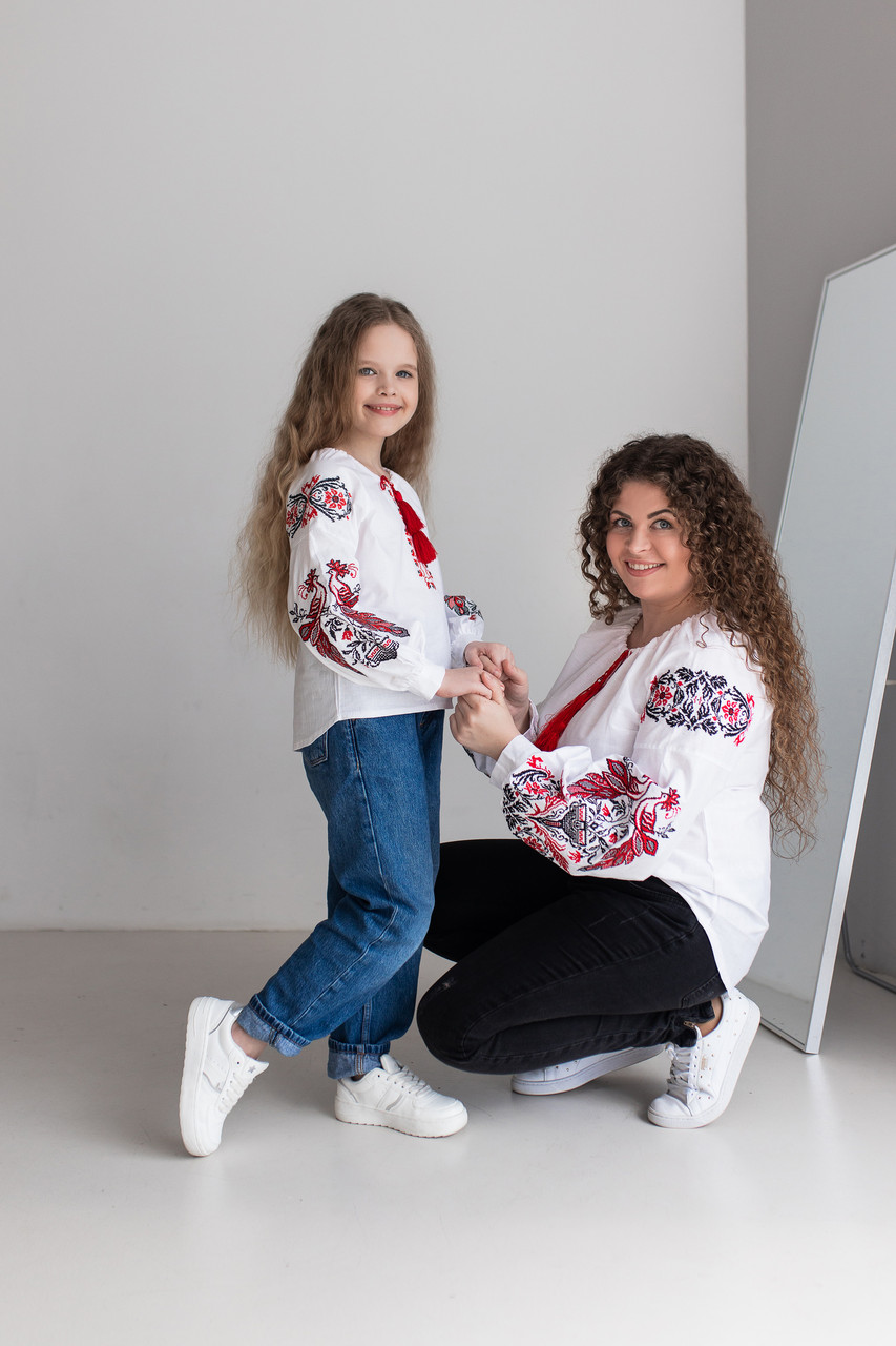 Вишиванки для мами та доньки MEREZHKA "Жарптиця"