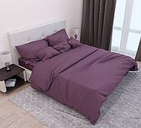 Постільна білизна ЄВРО 200*220, Страйп-сатин Фіолет, TM Krispol (622.541716)