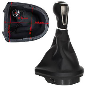 Ручка перемикання передач КПП Seat Toledo III 04-09 з дефектом, фото 3
