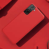 Захисний силіконовий чохол Nillkin для Samsung Galaxy S21 Plus (Flex Pure Case) Red Червоний, фото 6