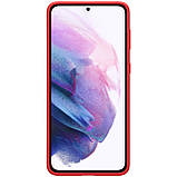 Захисний силіконовий чохол Nillkin для Samsung Galaxy S21 Plus (Flex Pure Case) Red Червоний, фото 3