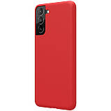 Захисний силіконовий чохол Nillkin для Samsung Galaxy S21 Plus (Flex Pure Case) Red Червоний, фото 5