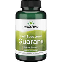 Swanson Guarana Гуарана энергетик 500 мг 100 капс