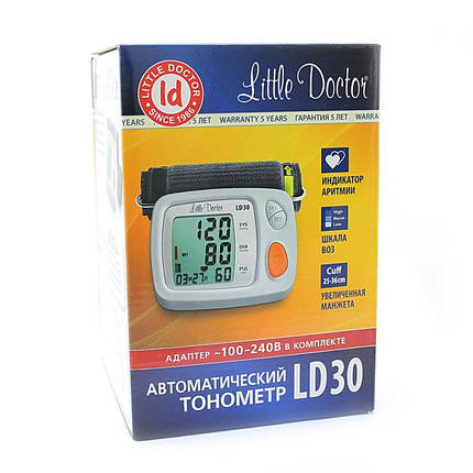 Автоматичний тонометр на плече LD-30 (Little Doctor, Сінгапур), фото 4