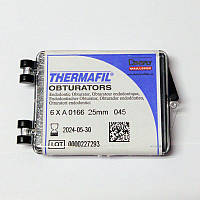 Термафіл обтуратори, розмір 045 (білий), 25 мм, 6 шт. (Thermafil obturators)