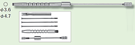 Шкребок кістковий S, d 3,6-4,7мм (YDM)