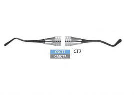 Гладилка CMCT7, металева ручка, односторонній, титанове покриття, для композитів та фотополімерів.