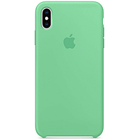 Чохол для iPhone X/XS Silicone Case бампер (Spearmint)