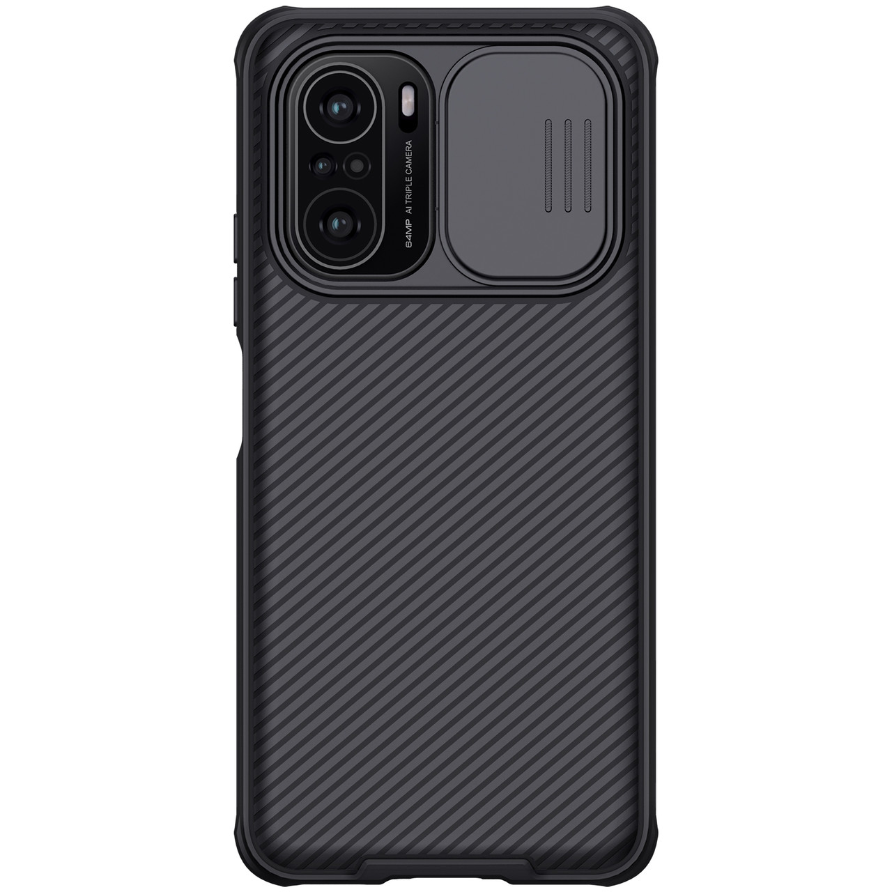 Захисний чохол Nillkin для Xiaomi POCO F3 / Redmi K40/ K40 Pro+ (CamShield Pro Case) Black з захистом камери