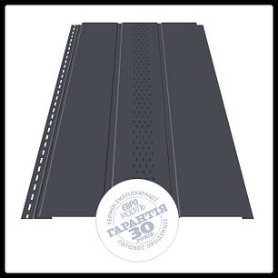 Софіт металевий 0,5 мм MAT ArcelorMittal Ral 8017, фото 2