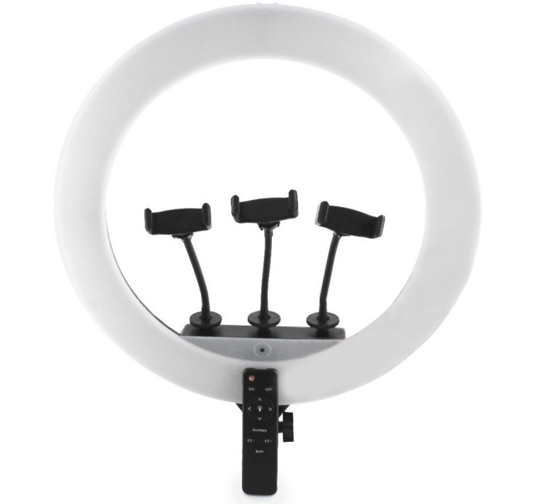 Кільцева LED лампа Remote BrownBox LZ18-450CW, 45 см, фото 1