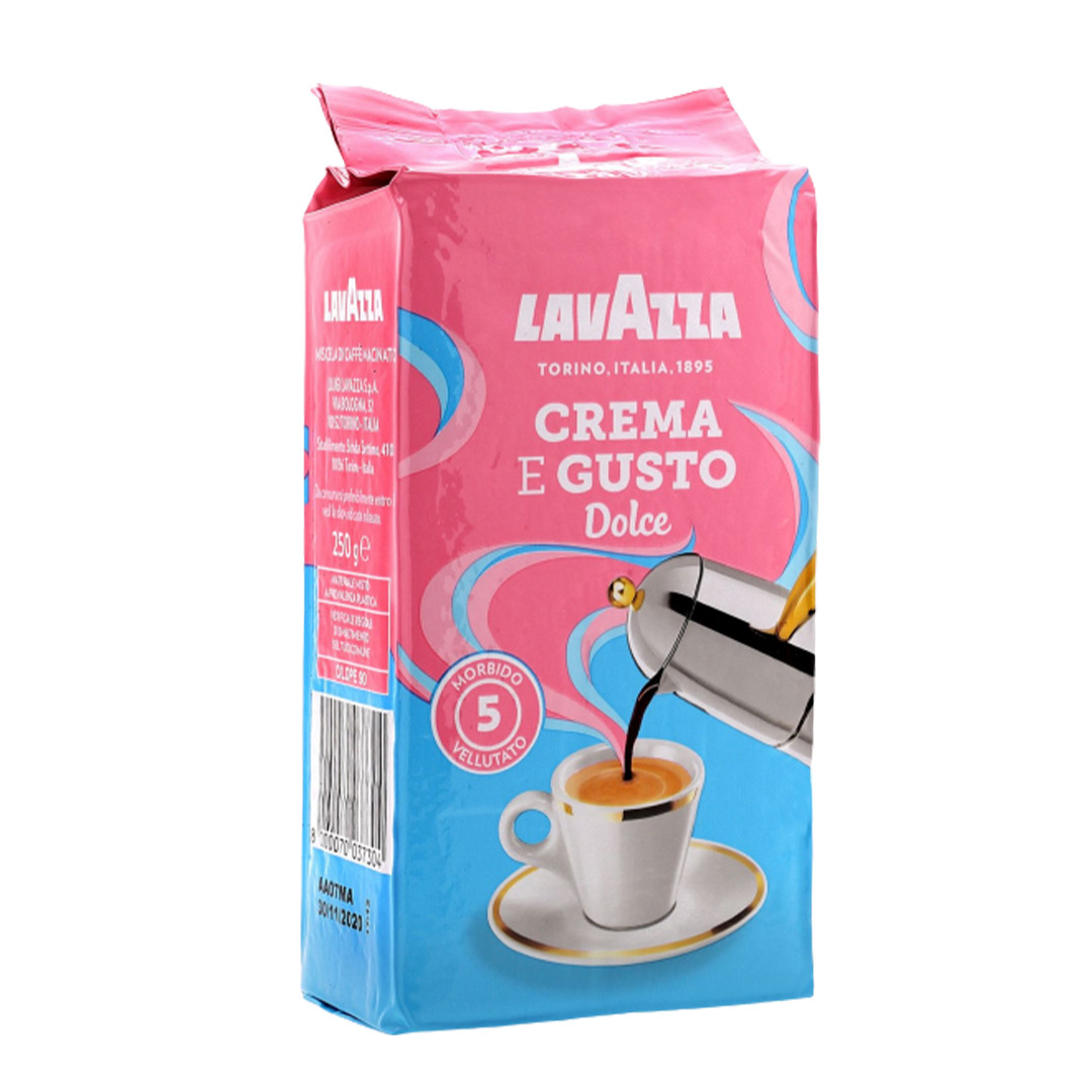 Молотый кофе Lavazza Crema e Gusto Dolce 250г. Купить кофе от Кофейный Двор