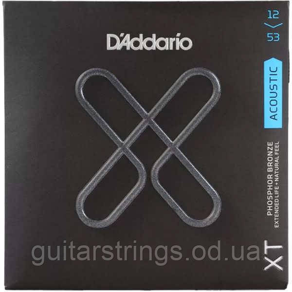 Струны D'Addario XTAPB1253 XT Coated Phosphor Bronze Light 12-53 - фото 1 - id-p1405316208