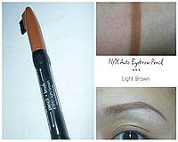 Подвійний механічний олівець для брів NYX auto eyebrow pencil LIGTH BROWN