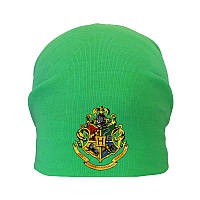 Шапка Гарри Поттер демисезонная зеленая (ГП-004) 50-52, 54-56 см