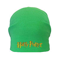 Шапка Гаррі Поттер демісезонна зелена (ДП-005) 50-52, 54-56 см