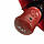 Жіноча парасоля напівавтомат на 8 спиць від SL, червоний, 0310S-1, фото 7