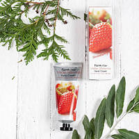 Живильний крем для рук з екстрактом полуниці FarmStay Visible Difference Strawberry Hand Cream