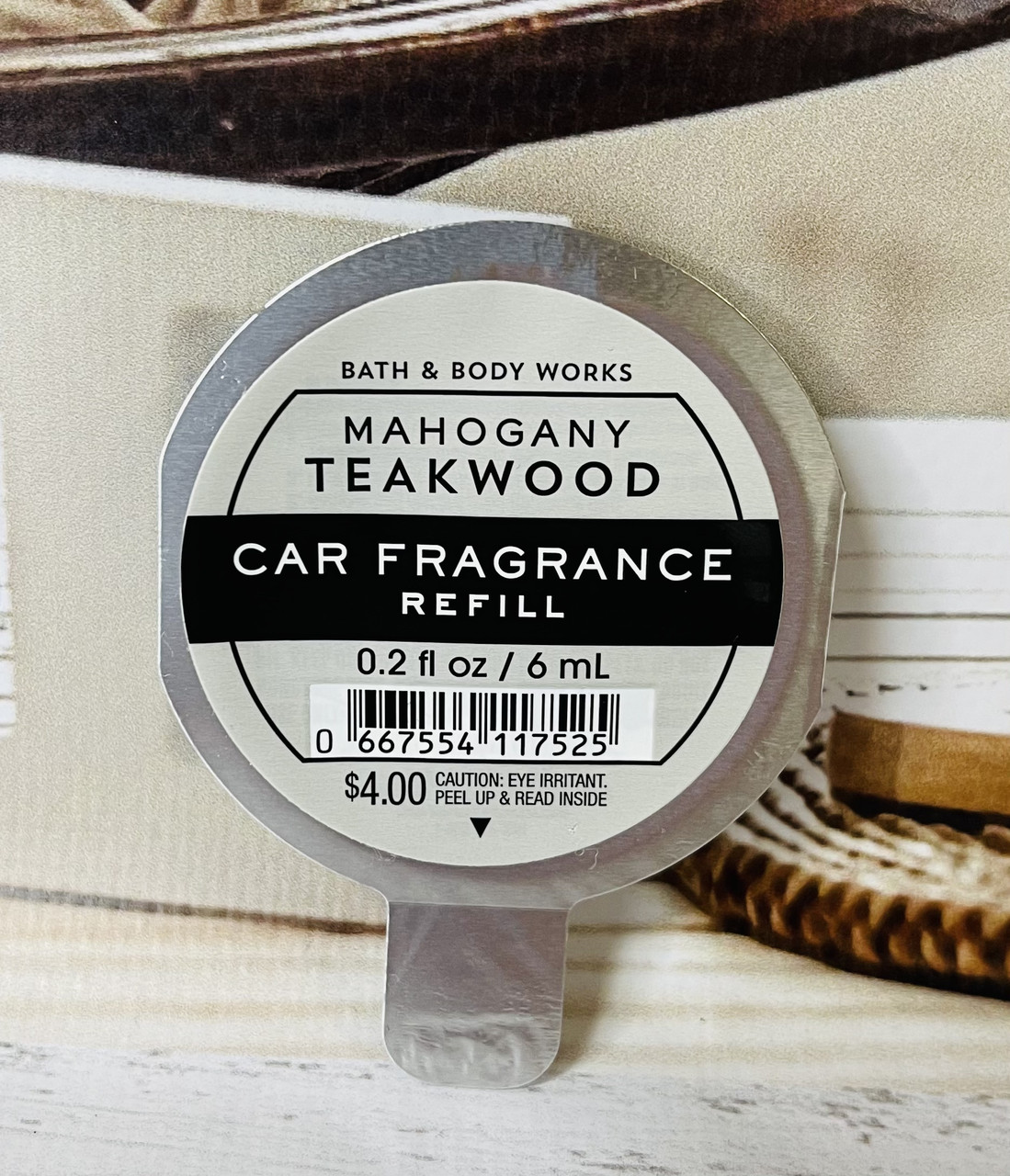 Bath And Body Works Mahogany Teakwood Car Fragrance Refill
