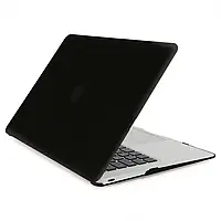 Чорний чохол на MacBook Air 13" пластиковий захисний накладка для Макбук ейр чохол-накладка від подряпин