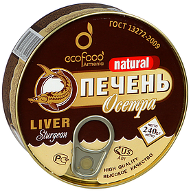 Печінка осетра ж / б 240 г.