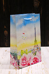 Пакет подарунковий Ейфелева вежа 26*15,5*8см СР-1013КРТ