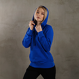 Жіноча толстовка синя худі легка Lightweight lady-fit Fruit of the Loom,XS