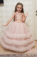 Детское нарядное платье на выпускной, праздник №20-17
