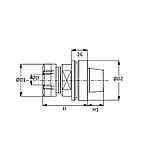 Патрон HSK63F ER32 до Biesse, Eima, Homeg, SCM, Ima, Weeke, фото 6