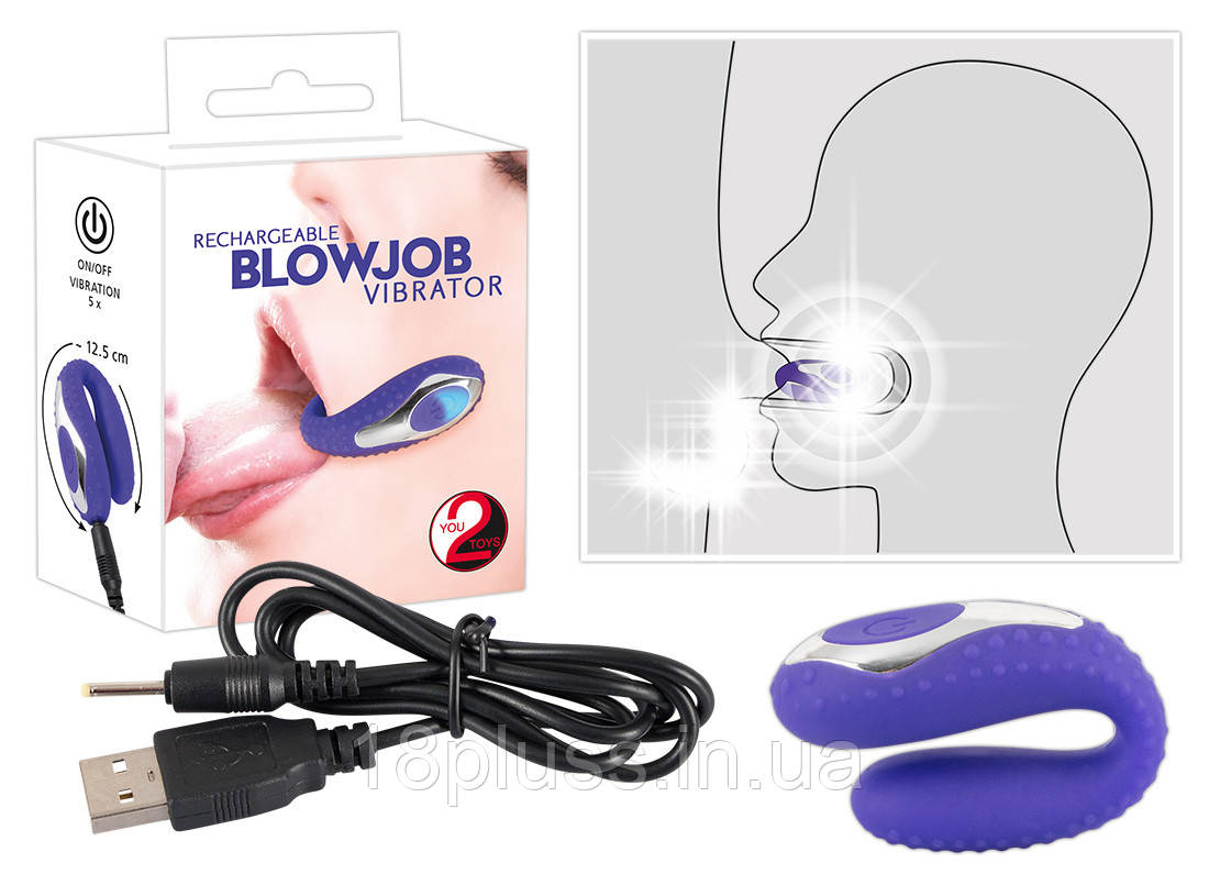 Hi-tech вібратор Blow Job Vibe Purple, фото 1