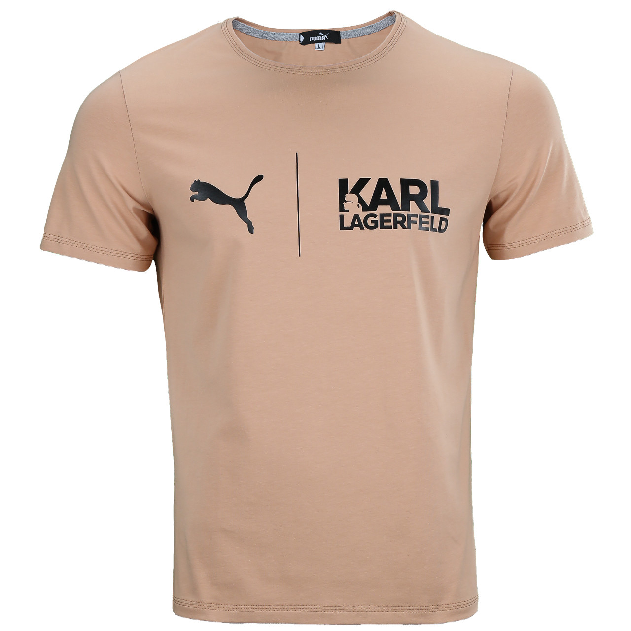 Футболка спортивна чоловіча камел KARL LAGERFELD - PUMA Ф-10 CAM S(Р) 21-902-020, фото 1