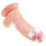 Фалоімітатор з мошонкою The Ultra Soft Dude Flesh 8.8", фото 3