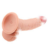 Фалоімітатор з мошонкою The Ultra Soft Dude Flesh 8.8", фото 4